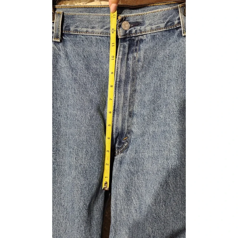 Levi's Men's 550 Jeans Size 46x30 Blue Classic Relaxed‎ Straight No Holes